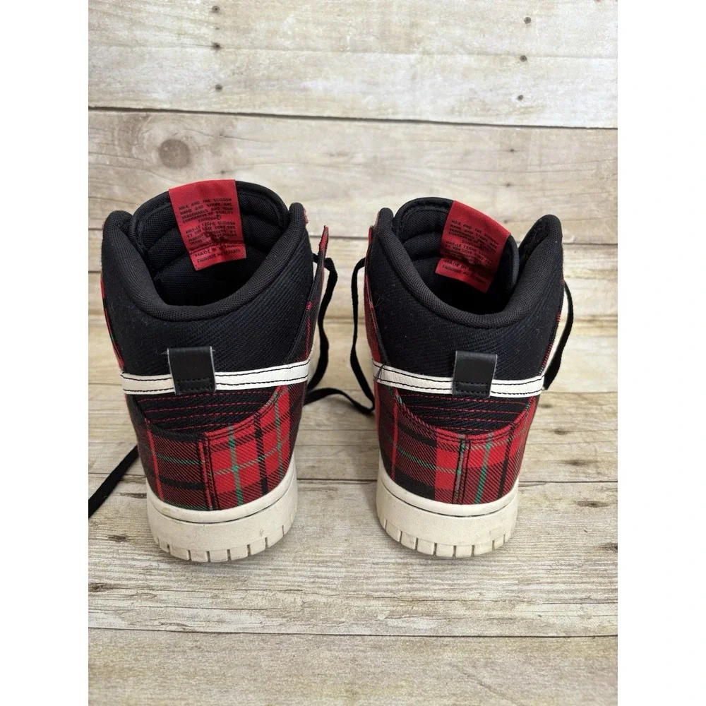 Nike Air Jordan 1 Mid Black/White Gym Red‎ Men's Size 9
